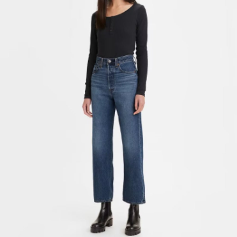 Levi's Ribcage Straight Ankle - Noe Fog